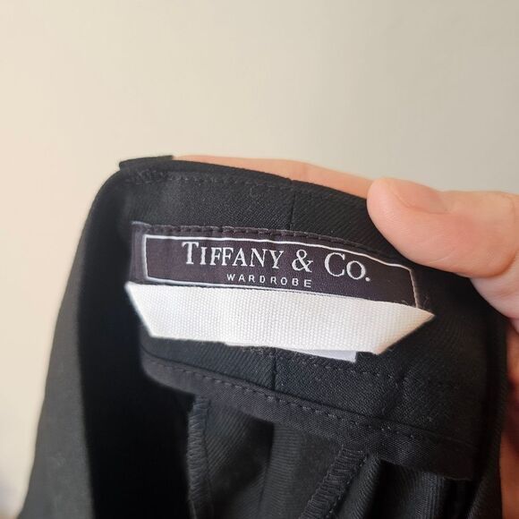 Tiffany Co Wardrobe Black Womens Slacks Unhemmed Size 18 - Picture 3 of 6